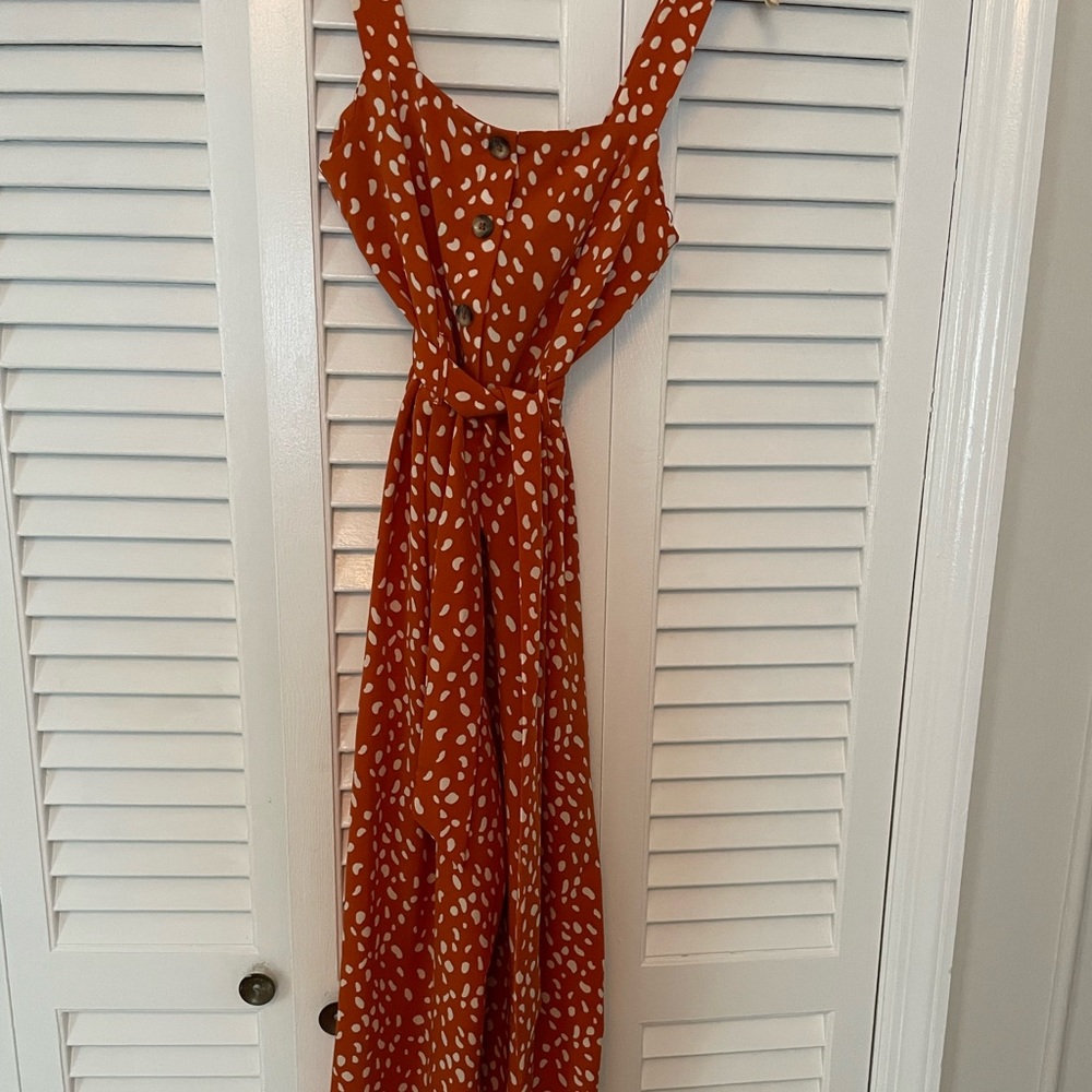 Miss Selfridge wide leg belted jumpsuit